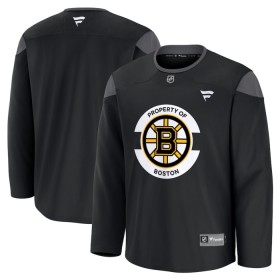 Boston Bruins Fanatics Team Practice Custom 2024-25 Schwarz Trikot - Herren
